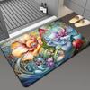 Diatom Mud Toilet Door Non-slip Mat Household Toilet Quick Dry Mat Bathroom Toilet Absorbent Non-slip Mat