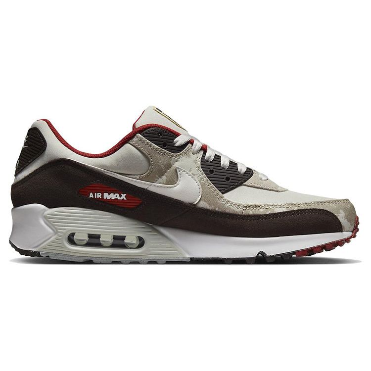 Nike Buty Męskie Air Max 90 Social FC Kremowe Jasnokostne Szczytowo-Białe DX3576-001