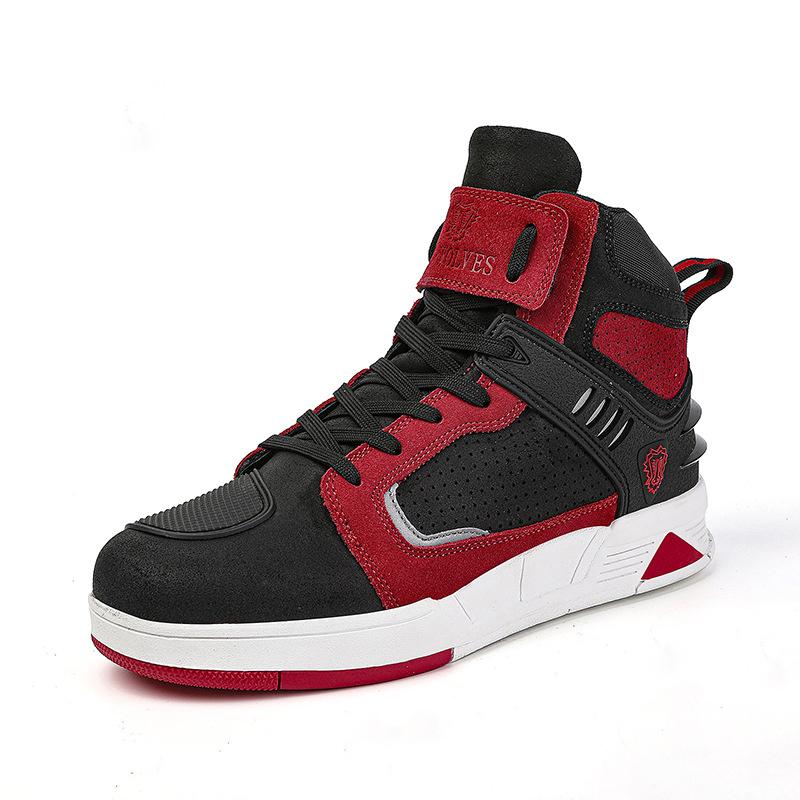 Ботинки мужские Мотоциклетные ботинки Дышащие байкерские ботинки Обувь для моторных лодок 47 красный