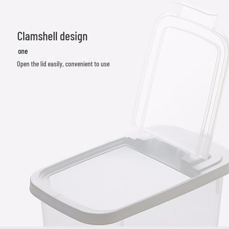 Camellia 10L Aufbewahrungsbox aus Kunststoff mit Rädern