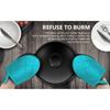 1Pair with Non-Slip Grip Surfaces Kitchen Oven Gloves Microwave Oven Gloves  for BBQ Baking Cooking