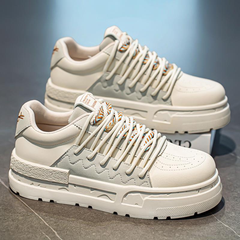 Autumn New Casual Student Board Shoes Large Size Four Seasons Sports Niche Hong Kong Style Thick Sole