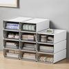 Office Desktop Storage Box Organizer Drawer-style Workstation A4 File Storage Cabinet Transparent Storage Boxes Stackable Rack