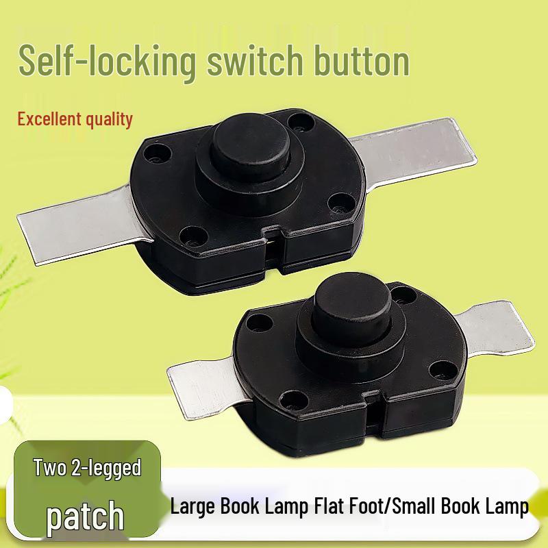 High-Brightness Bent Pin Self-Locking Multi-Function Flashlight Switch
