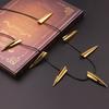 European and American Movie Merchandise Superhero Black Panther Alloy Gold-Plated COS Pendant Choker Leather Cord Necklace