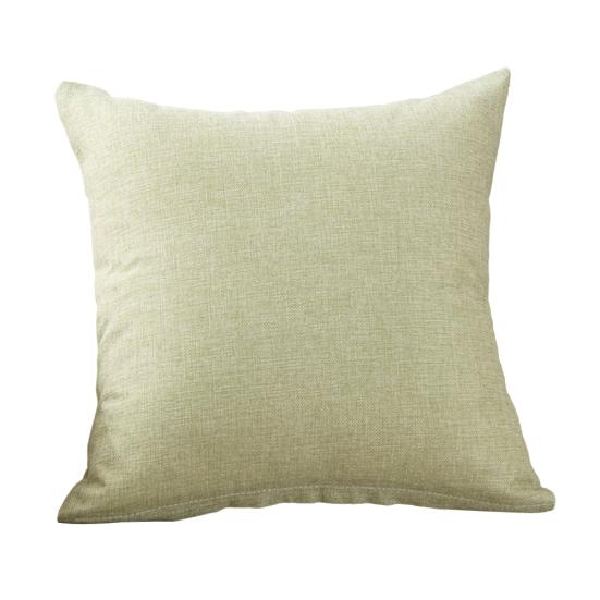 

Чистый цвет Чехлы для подушек Льняной диван-кровать Украшение дома Автомобильная поясная наволочка зелёный