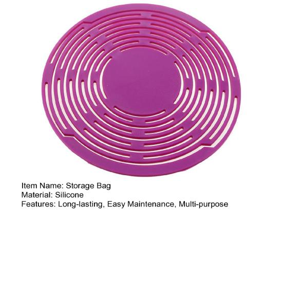 Silicone Storage Bag Wine Carrier Bag Multi-Use Drink Bottle Holder Mesh Coaster Kitchen Basket for Wine Bottles Fruits Vegetables