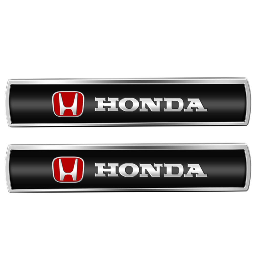 YCGF2 Car Styling 3D Metal Alloy Car Body Fender Side Window Emblem Stickers For Honda Mugen Typer ACCORD Avancier Airwave Civic FK8