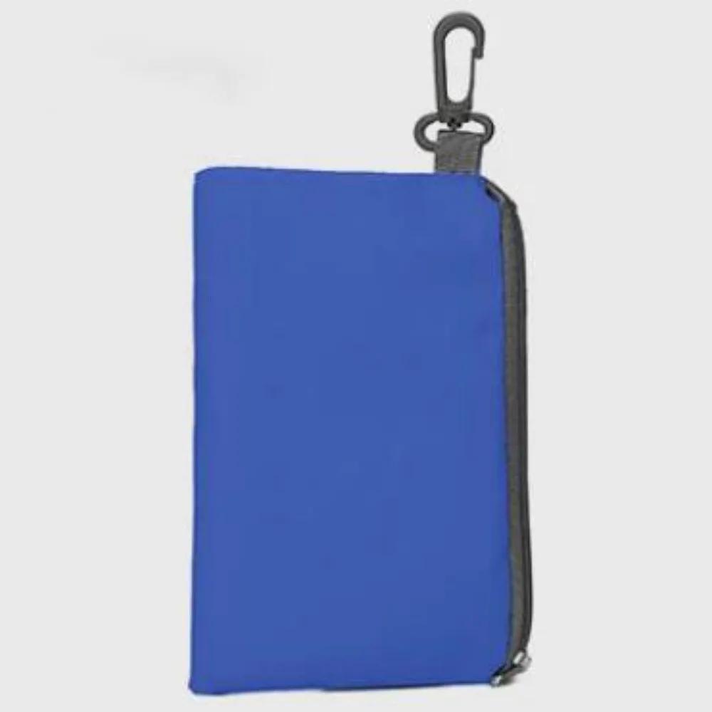 High Quality with Hook Zipper Outdoor Waterproof Bag Pure Color 12*18cm Camping Hiking Storage Bag 10 colors Pocket Pouch