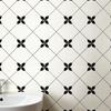 2 Pcs Peel And Stick Wall Tile Self-Adhesive Wall Tiles Waterproof PVC Decorative Tile Stickers for Kitchen Backsplash Bathroom