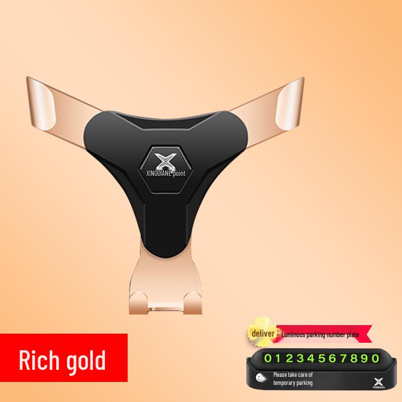 Universal Gravity-Sensing Car Phone Holder & Air Vent Mount