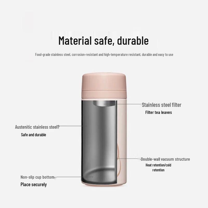 ZWILLING Portable Stainless Steel Vacuum Tea Filter Mug