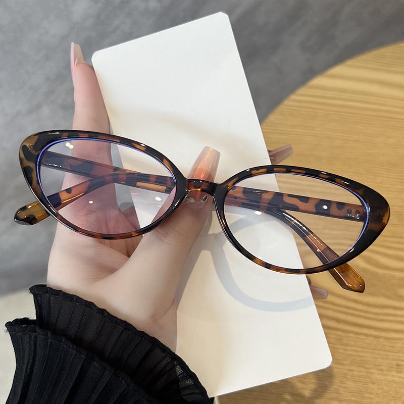 Korean Retro Anti Blue Light Cat Eye Glasses For Women Fashion Small Frame Anti Radiation Eyeglasse