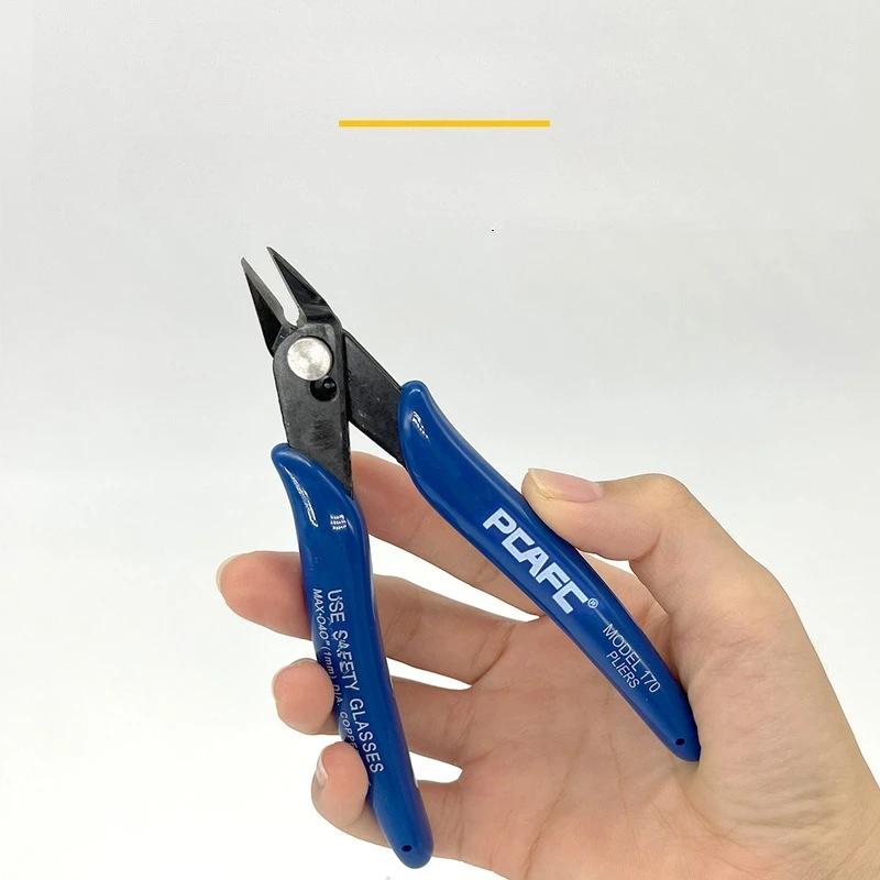 Oblique Pliers Carbon Steel Pointed Nose Pliers Small Wire Clipping Pliers DIY Handmade Nozzle Pliers