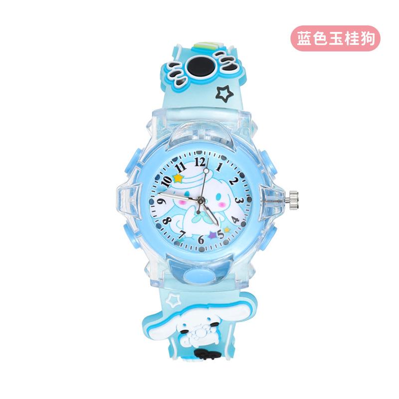 Silicone Cartoon Watch, Student Children S Watch Luminous Light Luminous Light Watch Watch Supply