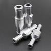 Aluminium Rückschlagventil Chrom Professionelle Qualität Inline-Rückschlagventil NBR-Gummi Hohe Zuverlässigkeit Kraftstoffventil