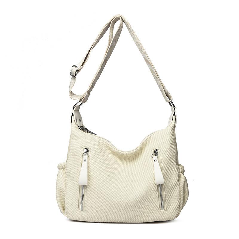 

Женская сумка-кроссбоди большой вместимости для поездок на работу, сумка на плечо для мамы бежевый