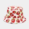 LDSLYJR Spring and Summer Cotton Print Bucket Hat Fisherman Hat Outdoor Travel Sun Cap for Men and Women 303