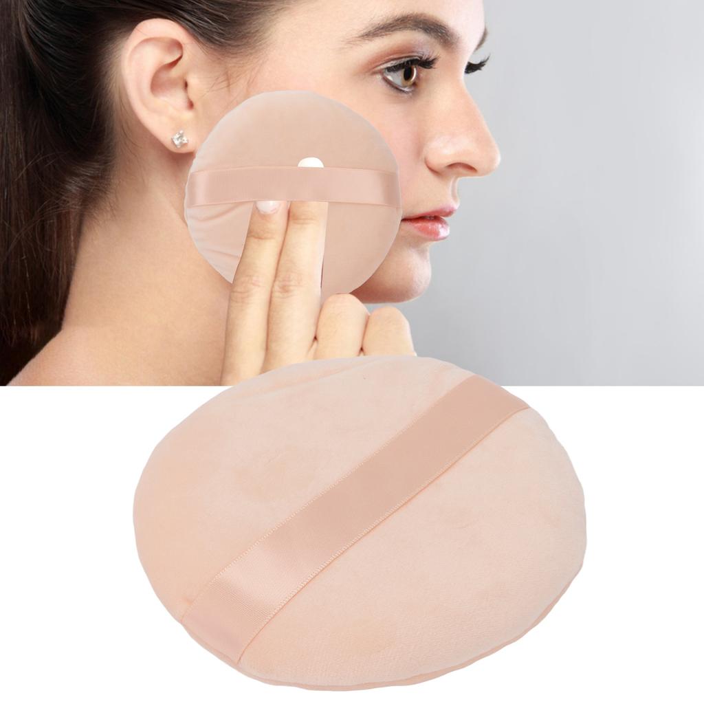 Powder Puff Wet Dry Use Washable Soft Swansdown   Large Round Loose Powder Puff for Makeup
