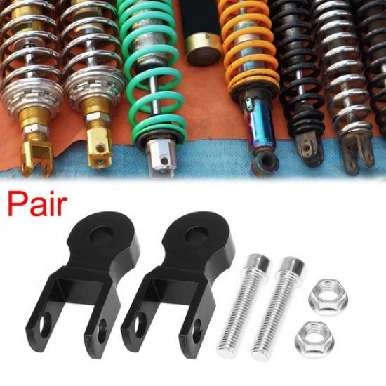 

Pair 5cm Universal Motorcycle Rear Shock Absorber Riser Height Extension Black