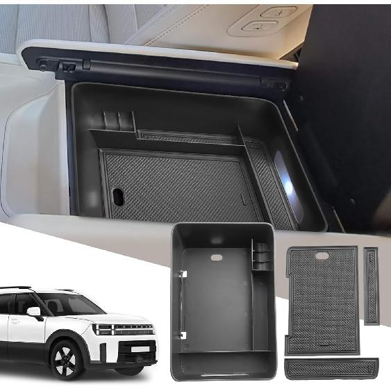 SXCY for 2024 2025 Hyundai Santa Fe Accessories Center Console Organizer Santa Fe 2024 2025 Accessories Console Tray for 2024 2025 Hyundai Santa Fe 24 25 Santa Fe Armrest