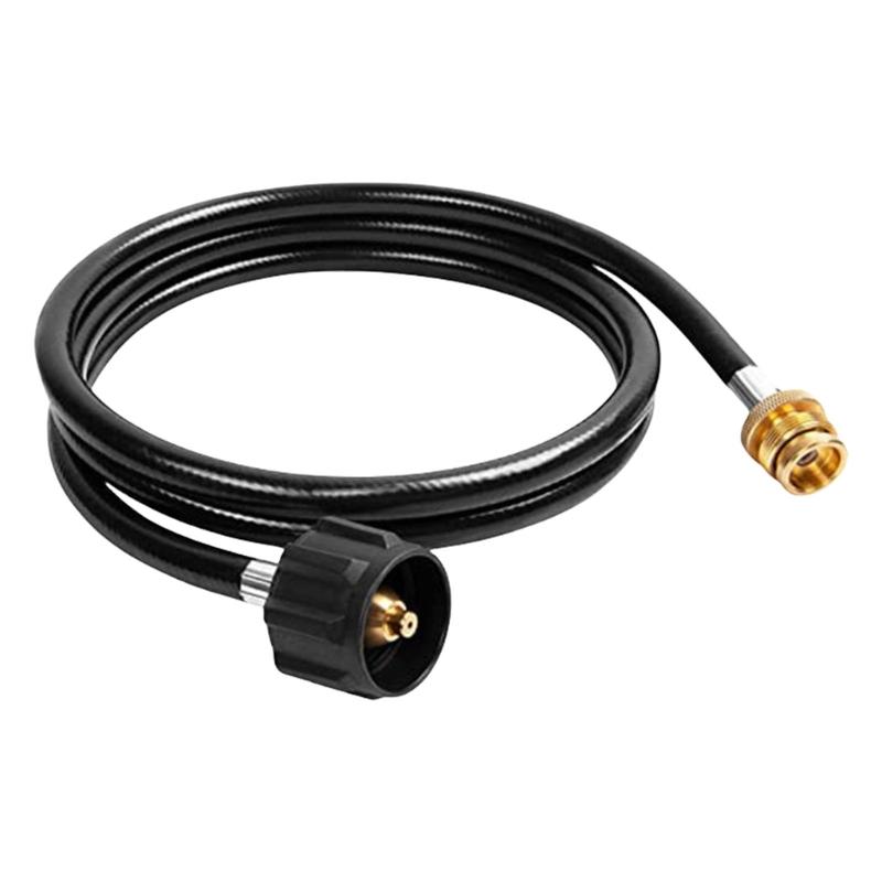 

Convenient 6 ft Propane Hose Adapter for Connecting 20lb to 1lb Tanks Great for Tabletop Grilling Stove Camping Supply 1