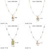 Marine Animal Pearl Necklace For Women With Dolphin And Starfish Pendant