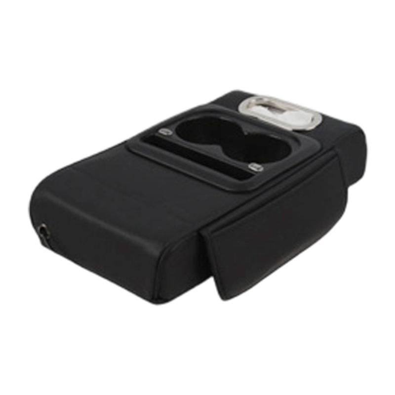 Multifunctional Auto Armrest Box Pad Leather Cushion with 2 Fast Charging USB Port And Storage Space