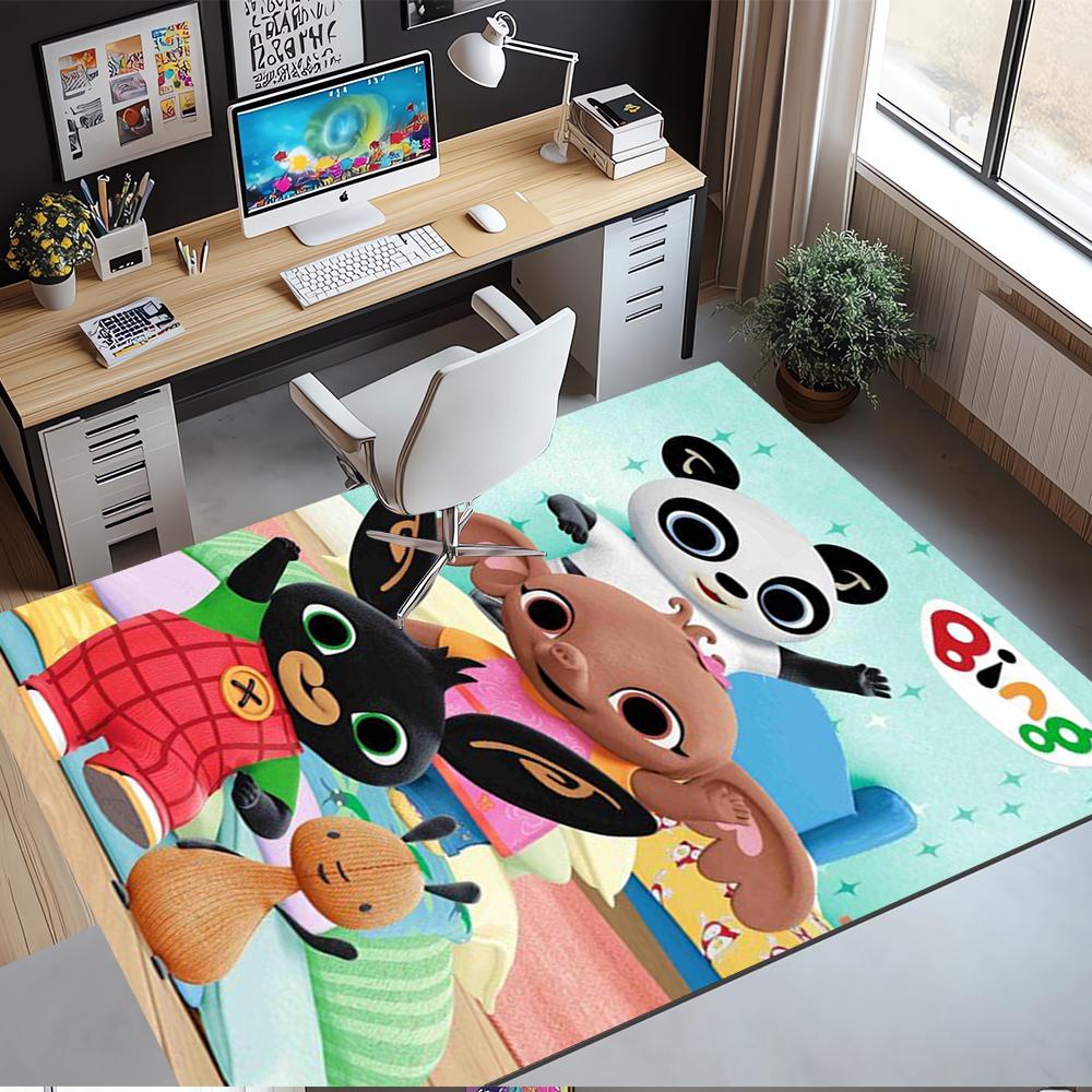 Bing Printed Carpet,Rug,for Office Chair Living Room Bedroom Kitchen Room Decor Gifts.
