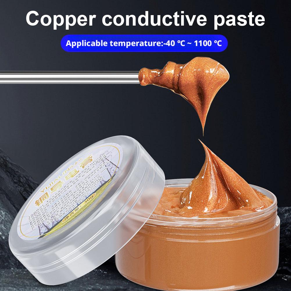 Anti-Corrosion Copper Conductive Grease High Temperature&Waterproof Lubricant 30g Automotive Wire Harness Battery Terminals
