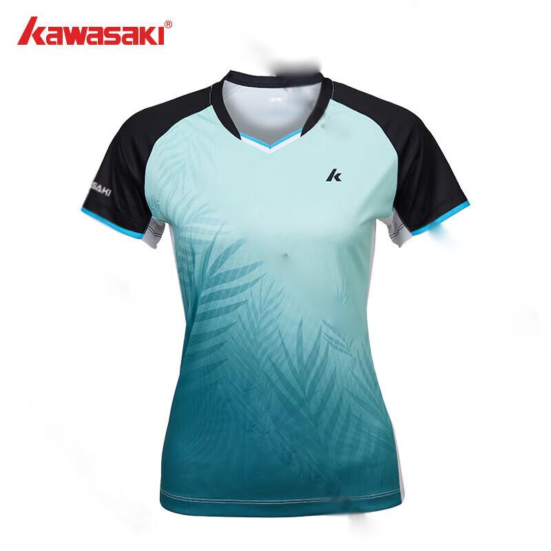 

Kawasaki Women s V-Neck Short Sleeve Badminton T-Shirt