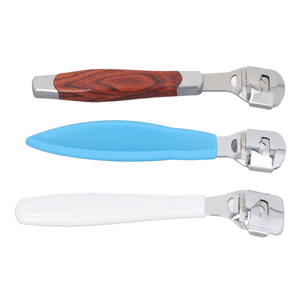 3 st Fotvård Pedikyr Förhårdnadsrakhyvel Hård Hudborttagare Professionell Pedikyrsats Fot för Förhårdnad