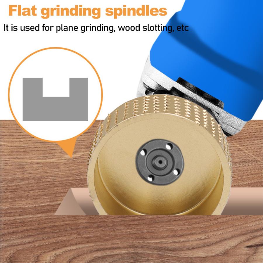 Cemented Carbide Angle Grinder Polishing Disc Round Wood Angle Grinding Wheel Abrasive Disc Carbide Coating Sanding Carving Rotary Polish Tool