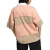 Adidas Originals Trefoil Colorblock Patch Polo Shirt Unisex Tops Pink HR3468