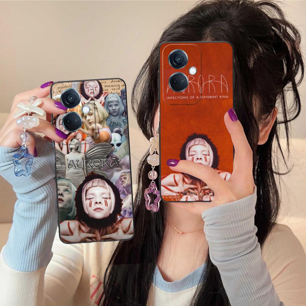 Aurora Aksnes Matte TPU Mobile Phone Case for OPPO Find X9 X8 X7 X6 X5 X3 X2 Plus s Pro Ultra Lite Colorful Printing Cover