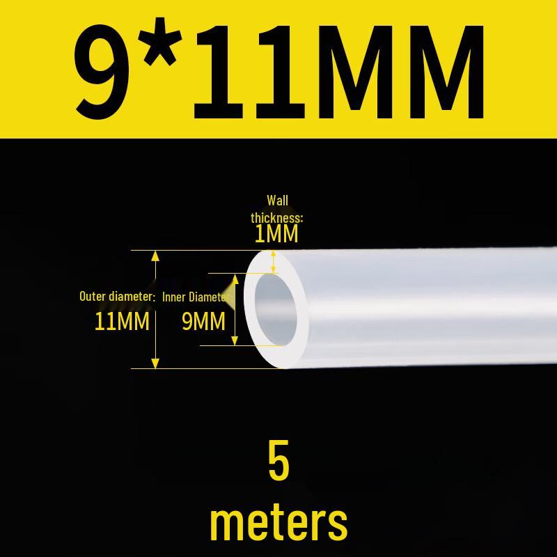 Miling Transparent Elastic Tear-Resistant Silicone Hose