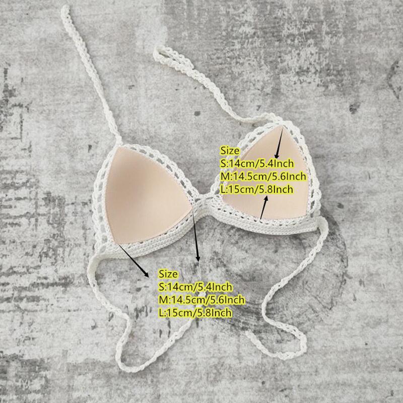 Handmade Crochet Bikini Set - European & American Beach Swimwear