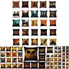 Cotton Linen Halloween Sofa Decor Cushion Cover With Stylish Pumpkin Design