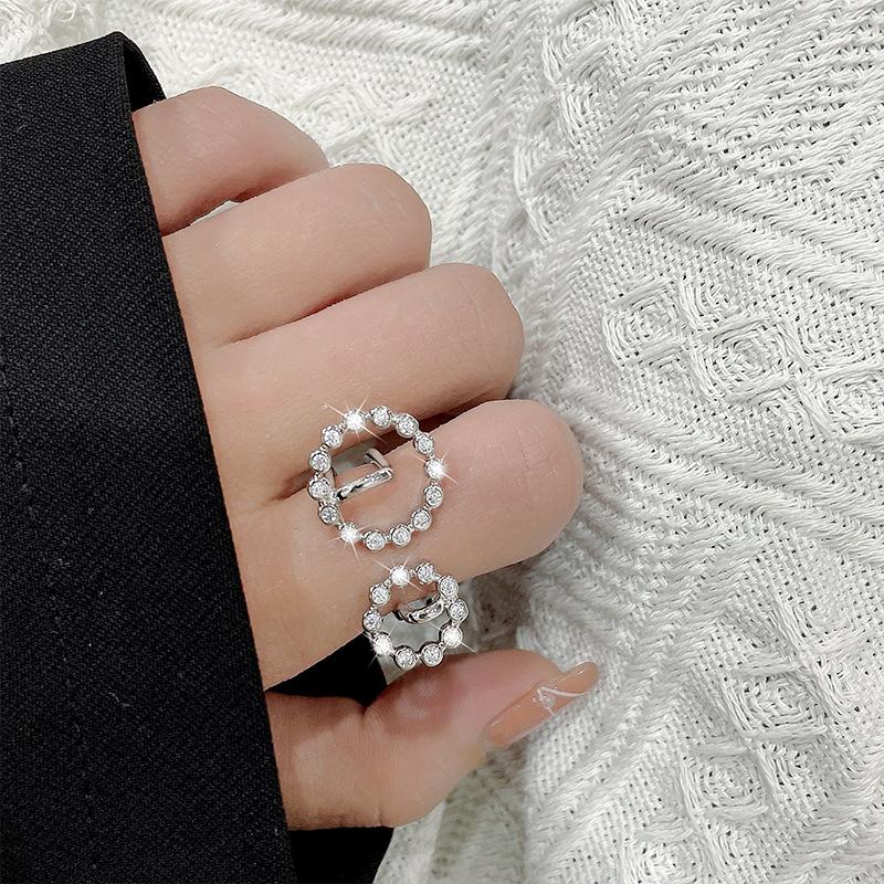 Lindon Klasyczny Stop Miedzi Cyrkon Pierścionek Damskie Biżuteria Ślubna Obietnica Party Prezent