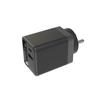 65W Dual Port PD Charger with Retractable Type-C Cable for Fast Charging (A+C)