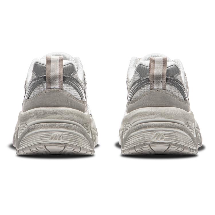 Mizuno TRAINER 2K Shock Absorbers Slip Resistant Low top Running Shoes Unisex White Gray Mizuno D1GH250403