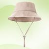 Raw Edge Red Bucket Hat Women's Summer Versatile Thin Big Brim Showing Small Face Outdoor Basin Hat Tide