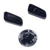 6 Pcs Seat Adjustment Knob Button Switch Cover Trims For A3 A4 A5 A6 Q3 Q5 /VW /Jetta MK5 MK7/Passat/Tiguan Black Chromed