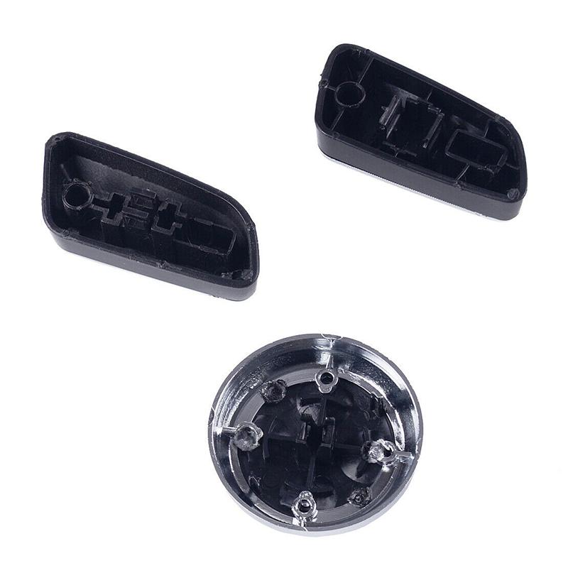 6 Pcs Seat Adjustment Knob Button Switch Cover Trims For A3 A4 A5 A6 Q3 Q5 /VW /Jetta MK5 MK7/Passat/Tiguan Black Chromed