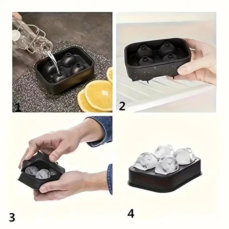 Silicone Skull Ice Cube Mold Tray for Whiskey and DIY Frozen Treats