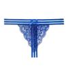 Fully Transparent Lace Tback Ultra-thin Design Sense Striped Sexy Panties Hot Temptation Thong Female 2274