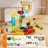 Electric Magnetic Rail Racing Cartoy Diy Magnetic Construction Tracks Development Learning Educational Christmas Gift For Kids