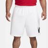 Nike Sportswear Club Graphic Shorts 'White Black' Men's BV2721-100
