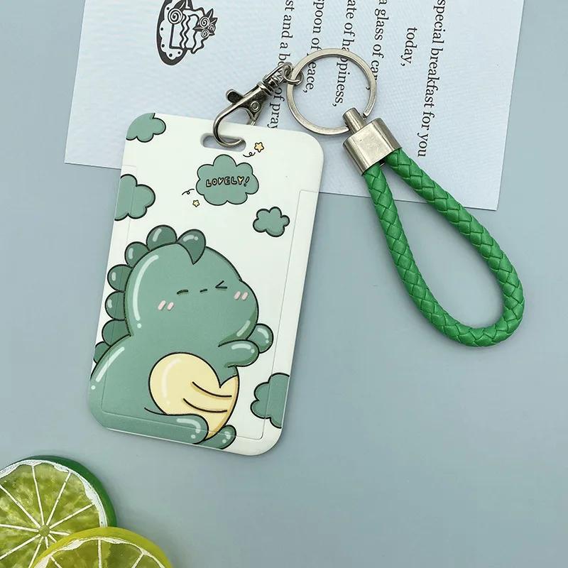 1 PCS Funny Cute Cartoon Card Cover ABS Plastic Document Protection Sleeve Campus Student Bus Card Card Holder