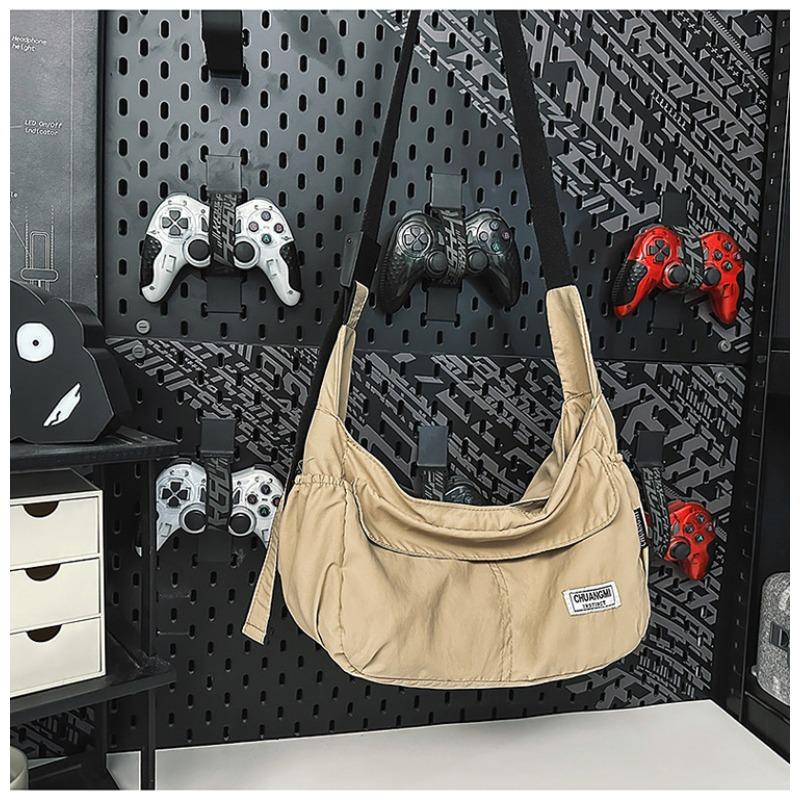 Shoulder Bag Trendy Brand Messenger Bag Tooling Style New Casual Simple Women's Bag Large Capacity Personalized Mailman Bag Tide